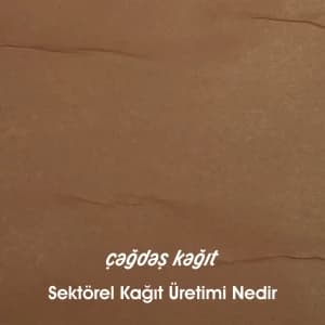 SEKTÖREL KÂĞIT ÜRETİMİ NEDİR?